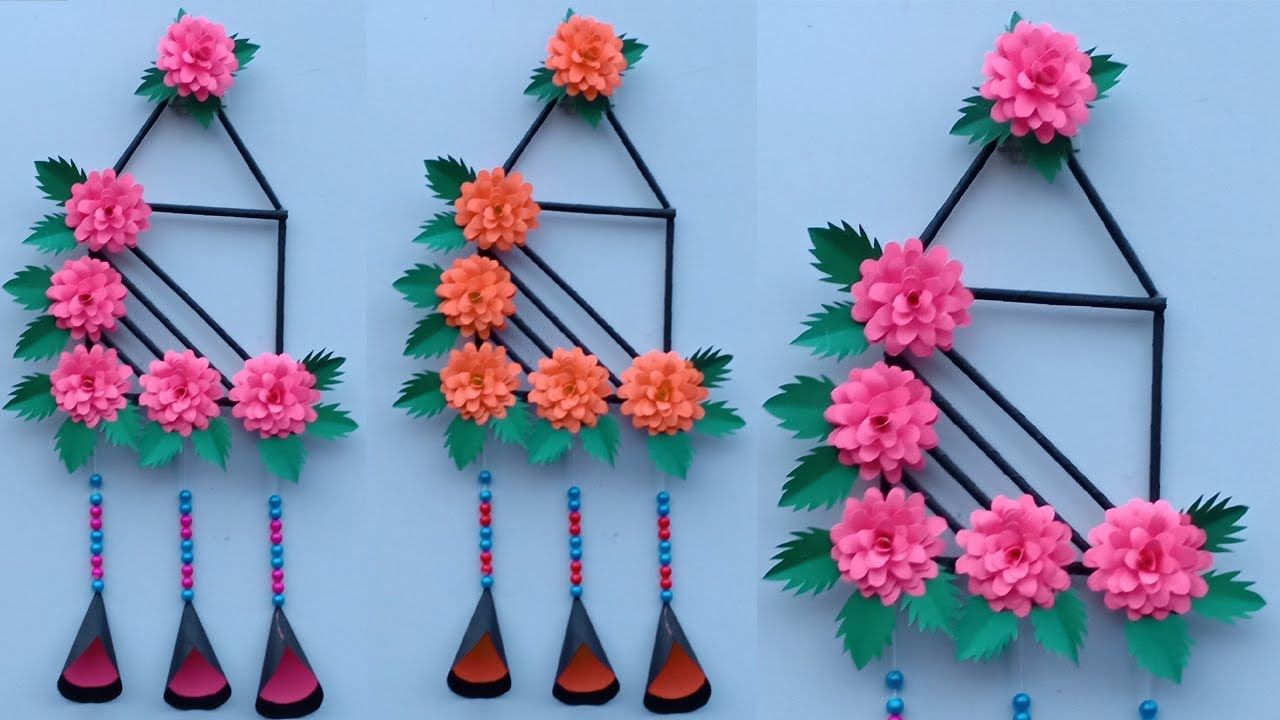 Paper Craft Wall Hanging Craft Ideas Room Decoration Diy Art